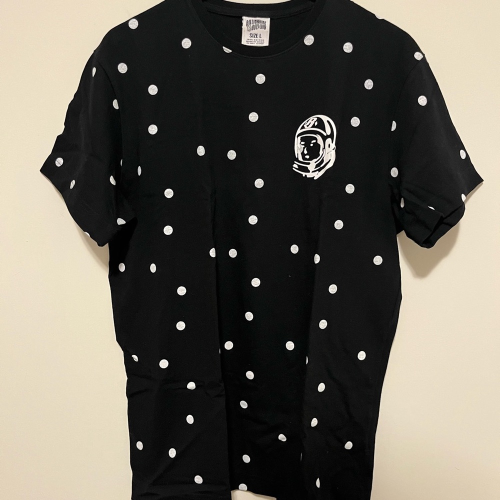 Billionaire Boys Club Black and White Polka Dot Tee